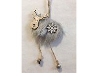 Sob srst závěs s vločkou 11cm